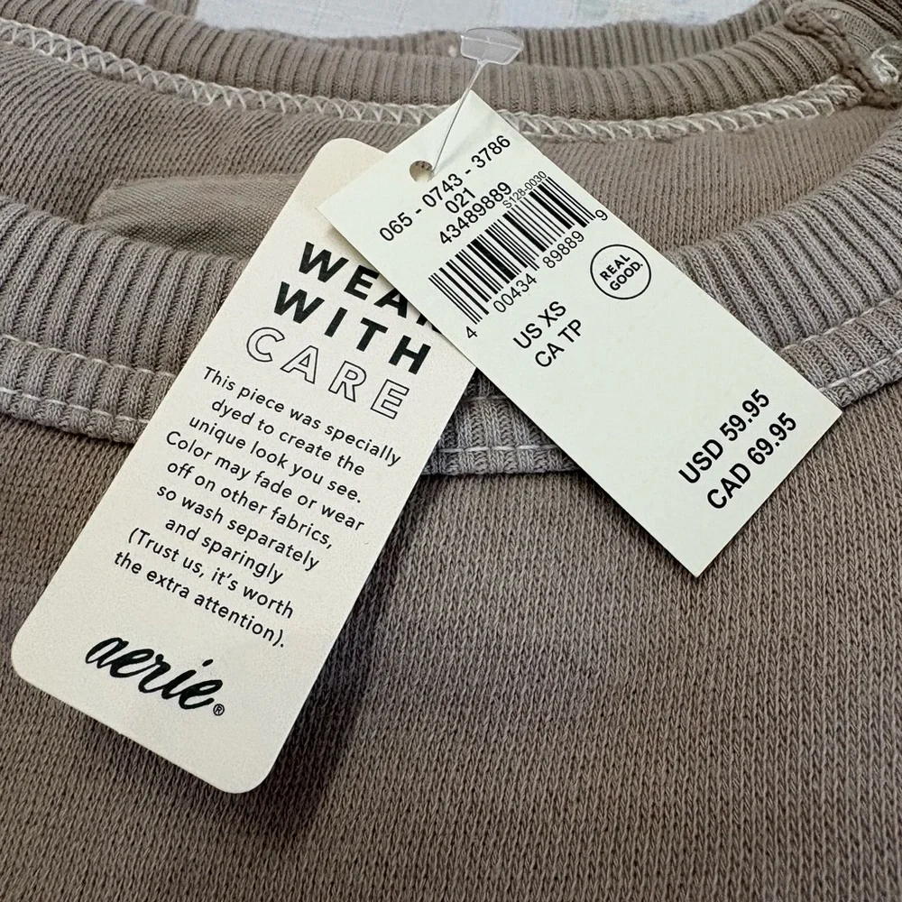 Aerie Keyhole Sleeve Sweatshirt - Picture 10 of 10